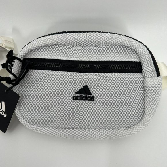 adidas Bags Adidas Airmesh Waist Pack In White Black Nwt Fanny Pack